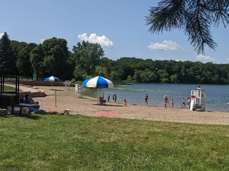 View of Round Lake Park in Eden Prairie, MN
