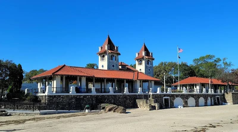 View of Rye Town Park in Rye, NY