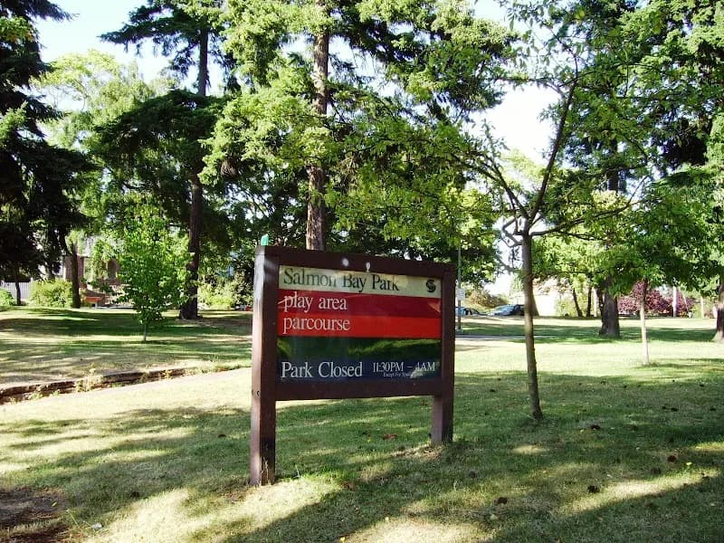 View of Salmon Bay Park in Ballard, WA