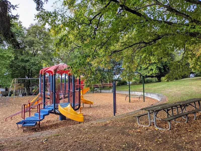 View of Salmon Bay Park in Ballard, WA