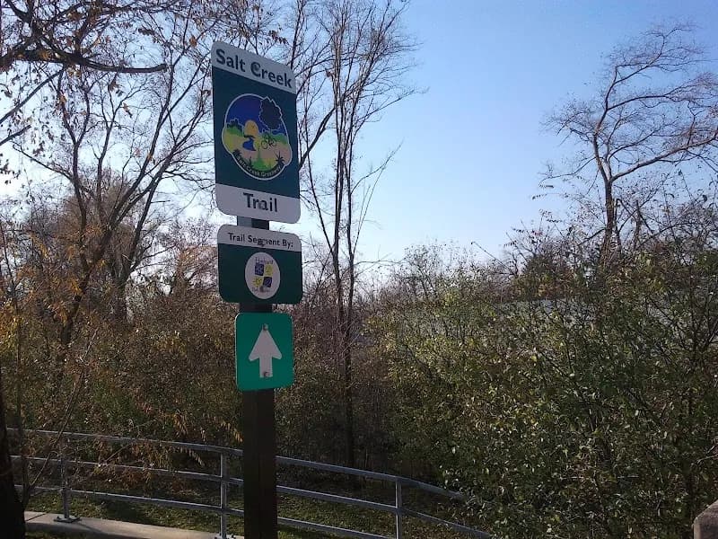 Salt Creek Greenway Trail route in Elmhurst, IL