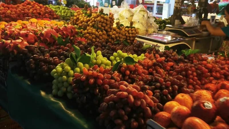 View of Samrong New Market in Samut Prakan, BKK