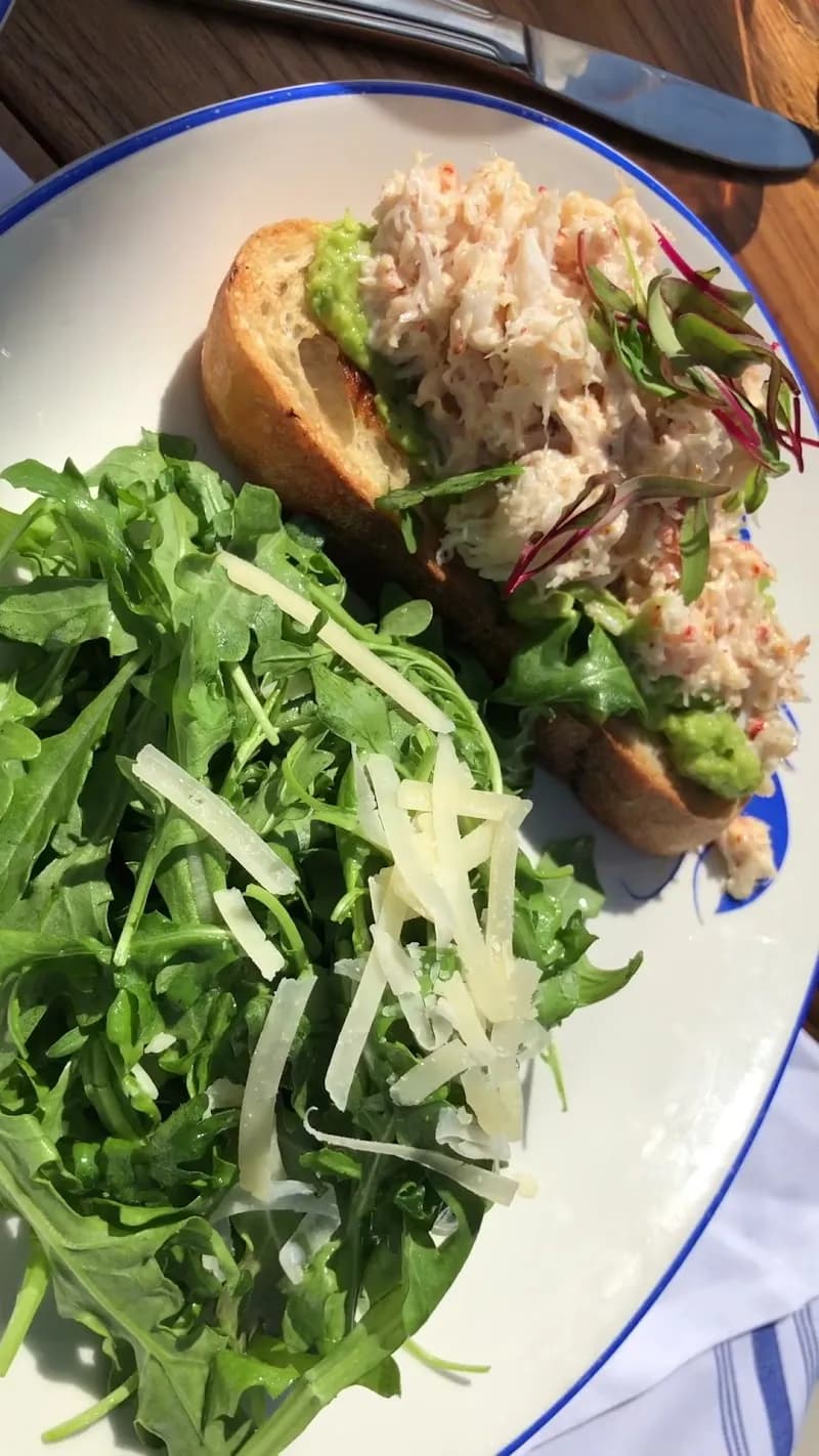 View of Sam's Anchor Cafe in Tiburon, CA