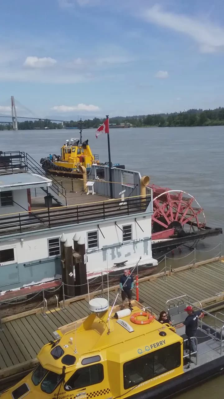View of Samson V Museum in New Westminster, BC