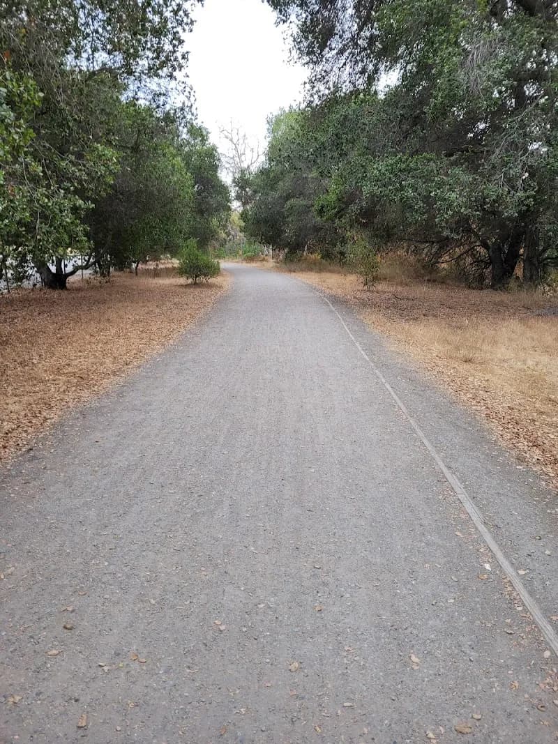 View of San Tomas Aquino/Saratoga Creek Trail in Saratoga, CA