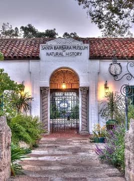 View of Santa Barbara Museum of Natural History in Santa Barbara, CA