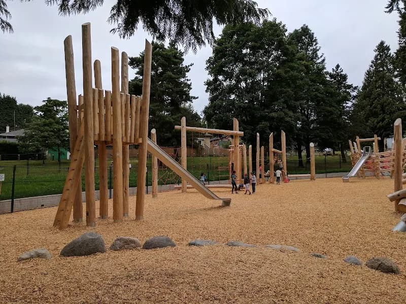 Sapperton Park park in New Westminster, BC