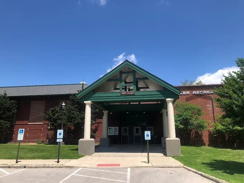 View of Schiller Community Center in German Village, OH
