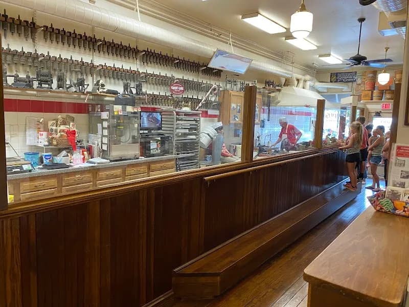 View of Schimpff's Confectionery in Jeffersonville, IN