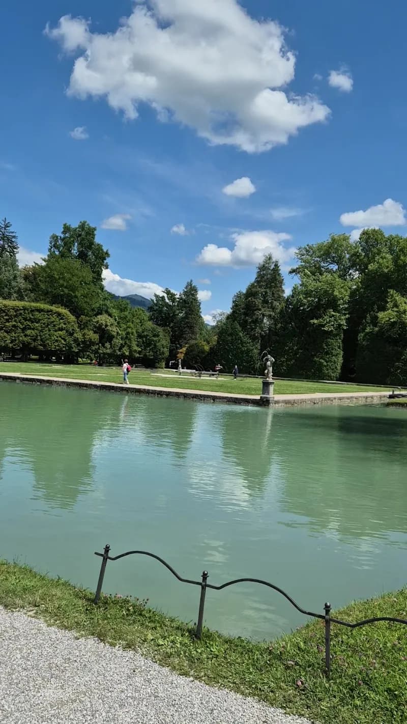 View of Schloss Hellbrunn in Salzburg, SBG