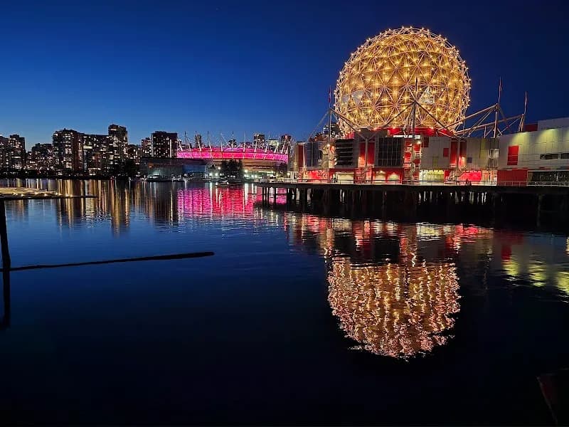 View of Science World in Vancouver, BC