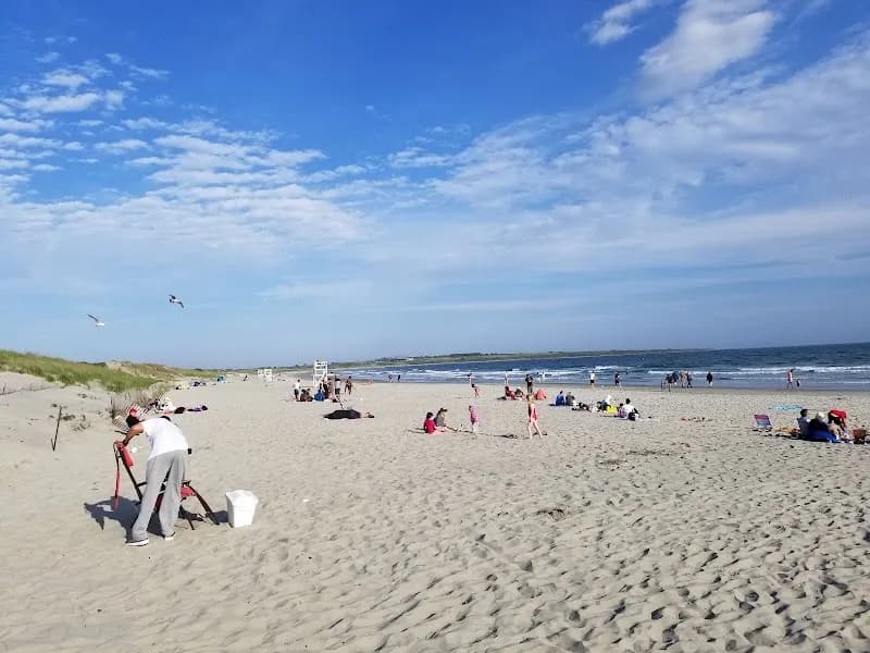 View of Second Beach in Newport, RI