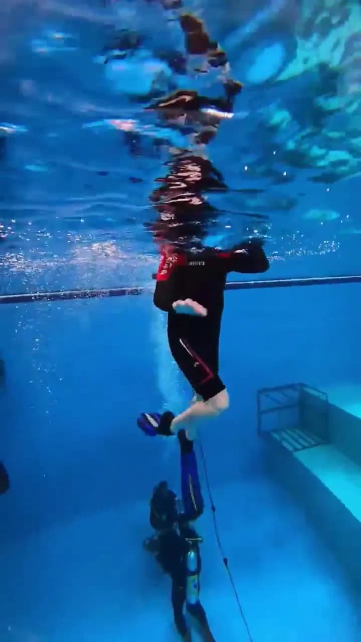 View of Seongnam Complex Sport Center Swimming Pool (50m) in Bundang, GG