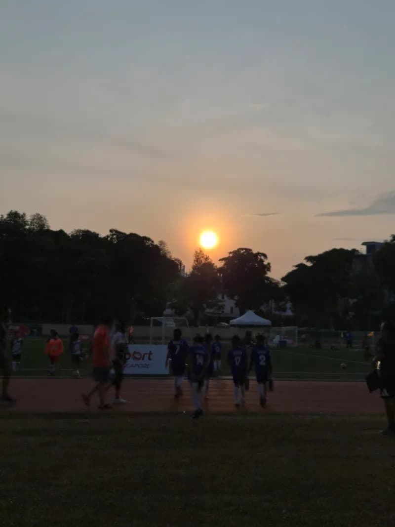 View of Serangoon Stadium in Serangoon, SG