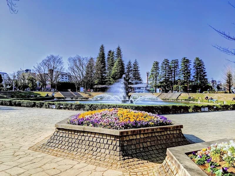 View of Setagaya Park in Setagaya, Tokyo