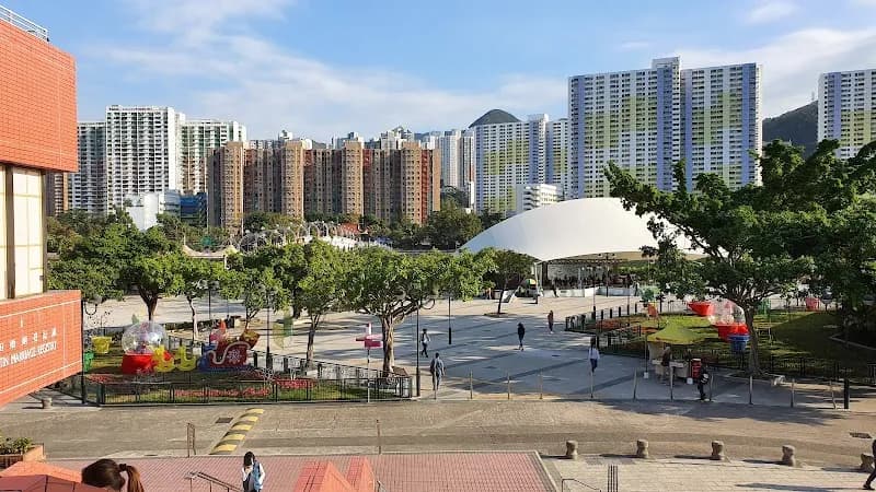 View of Sha Tin Park in Sha Tin, HK