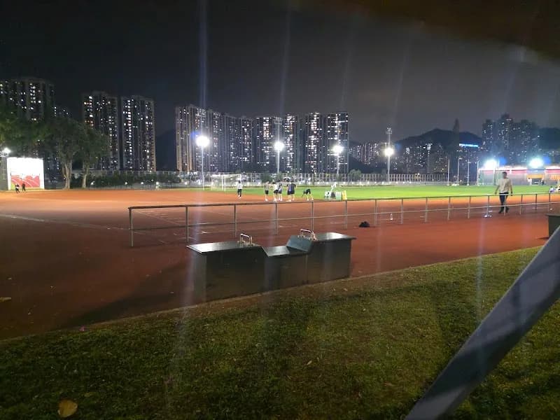 View of Sha Tin Sports Ground in Sha Tin, HK