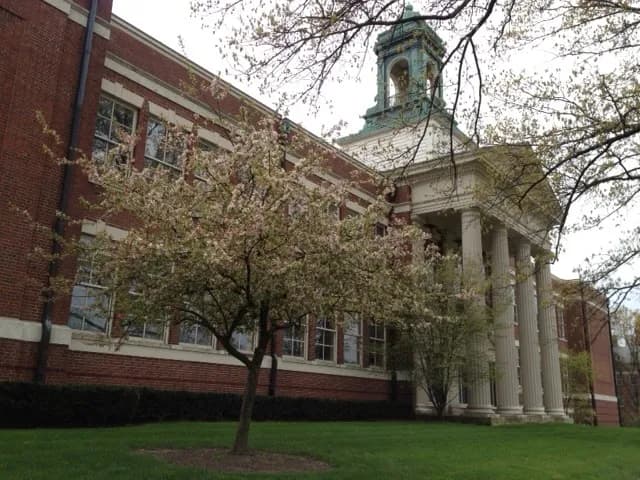 View of Shaker Heights Public Library in Shaker Heights, OH