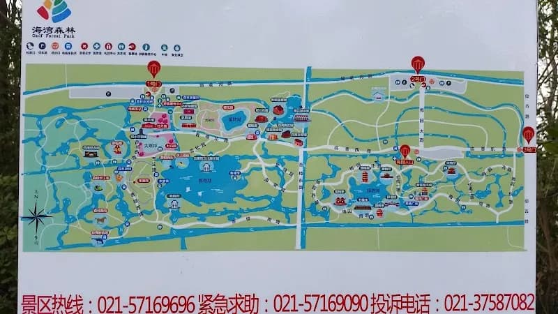 View of Shanghai Haiwan National Forest Park in Fengxian, SH