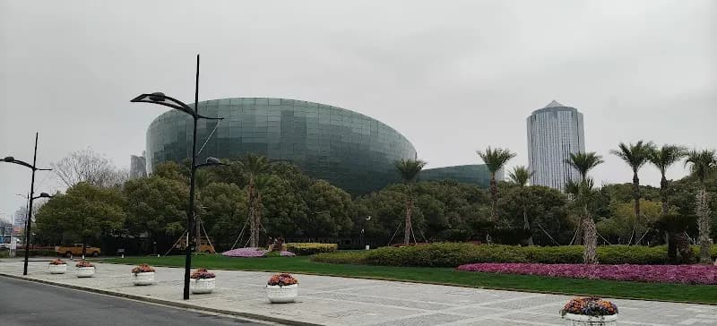 View of Shanghai Oriental Art Center in Hongkou, SH