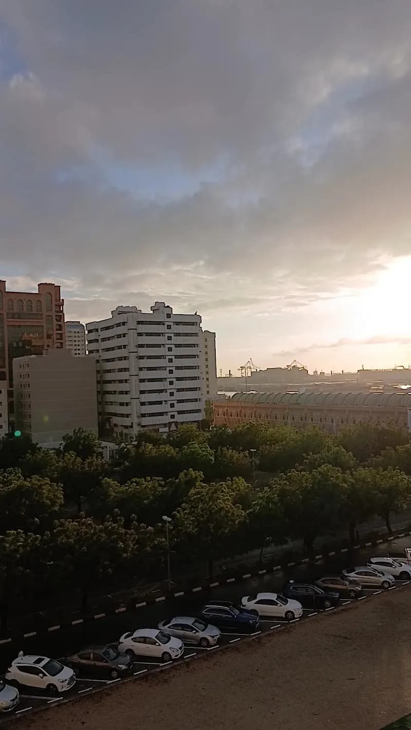 View of Sharjah Museum of Islamic Civilization in Sharjah (Al Qasba), Dubai