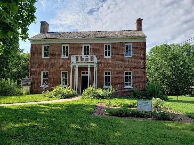 View of Shawnee Indian Mission State Historic Site in Prairie Village, KS