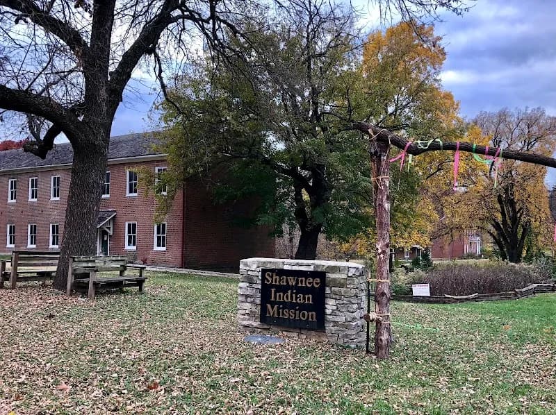View of Shawnee Indian Mission State Historic Site in Prairie Village, KS