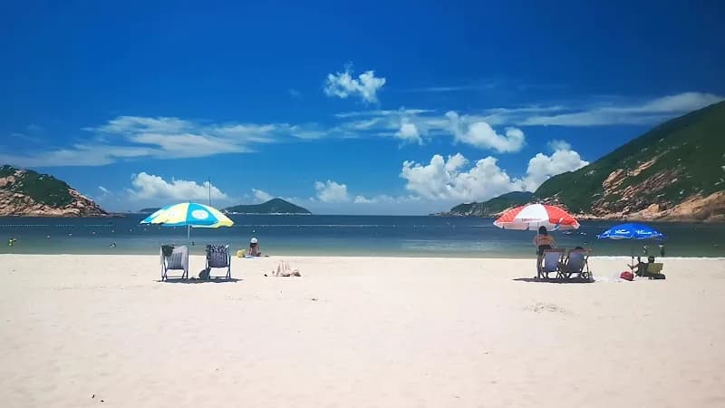 View of Shek O Beach in Stanley, HK