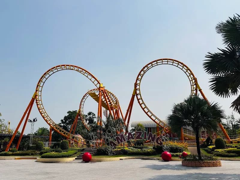 Siam Amazing Park amusement park in Bangkok, BKK