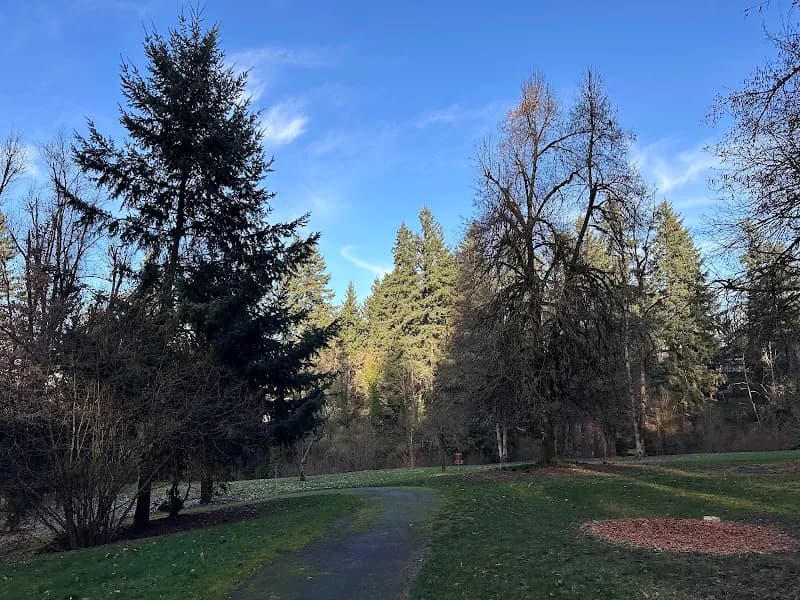 View of Singer Creek Park in Oregon City, OR