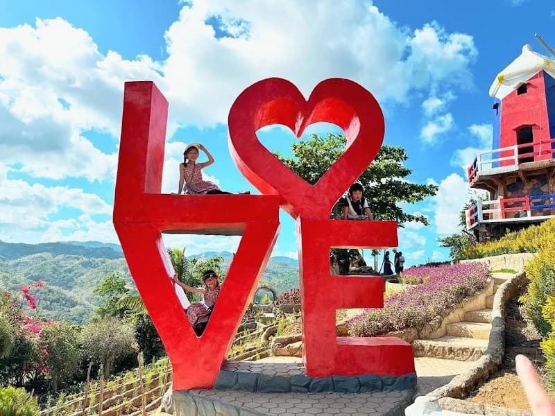 View of Sirao Garden in Consolacion, CV