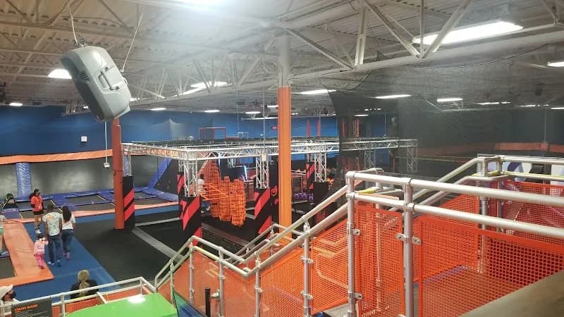 View of Sky Zone Trampoline Park in Ballantyne, NC