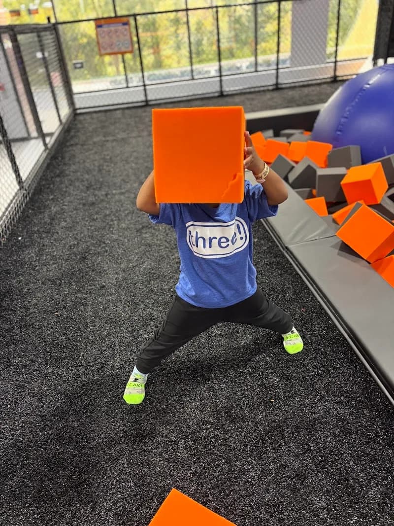 View of Sky Zone Trampoline Park in Owings Mills, MD