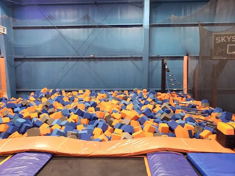 View of Sky Zone Trampoline Park in Pittsburgh, PA