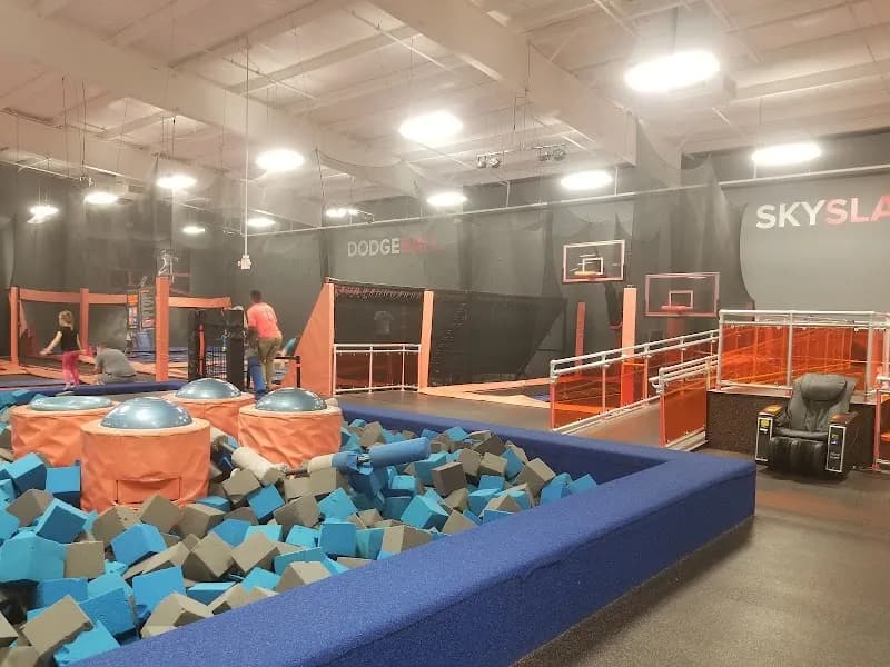 View of Sky Zone Trampoline Park in Springfield, IL