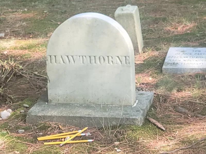 View of Sleepy Hollow Cemetery in Concord, MA