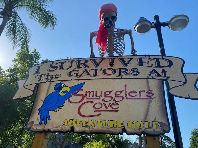 View of Smugglers Cove Adventure Golf in Sarasota, FL
