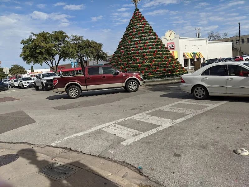 View of Snider Plaza in University Park, TX
