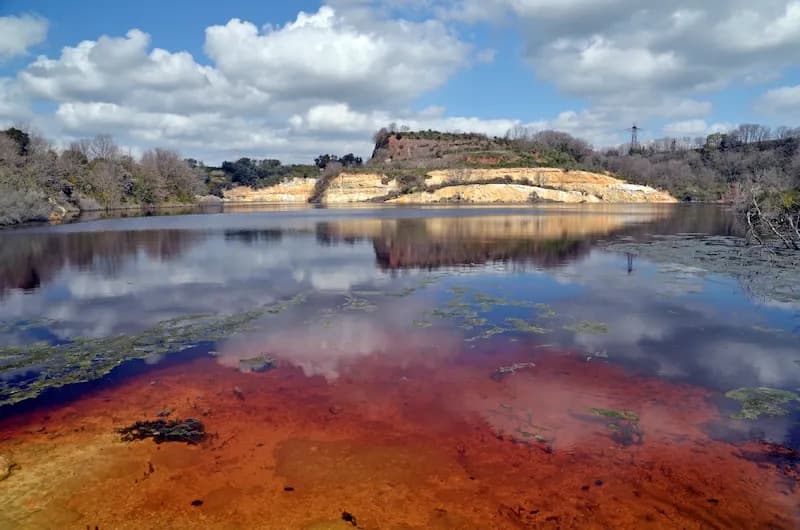 Solfatara di Pomezia wildlife refuge in Pomezia, Lazio