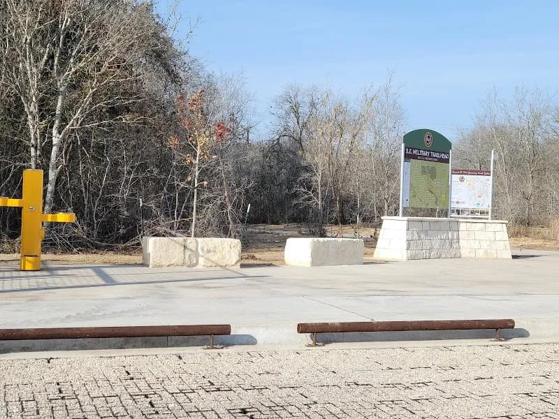 View of Southeast Trailhead of Howard W. Peak Greenway Trails System in Schertz, TX