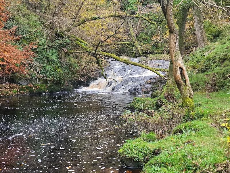 View of Spectacle E'e Falls in Kettle Falls, WA