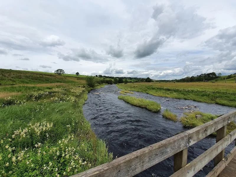 View of Spectacle E'e Falls in Kettle Falls, WA
