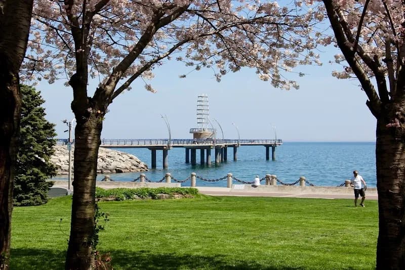 View of Spencer Smith Park in Burlington, ON