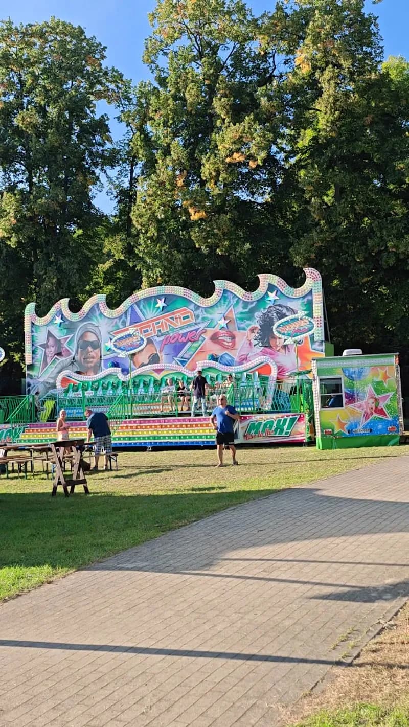 View of Spielplatz Schwanenwiese in Bad Saarow, BB