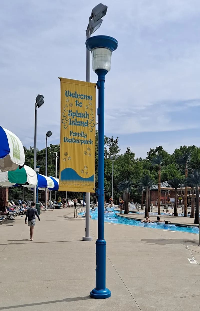 View of Splash Island in Avon, IN