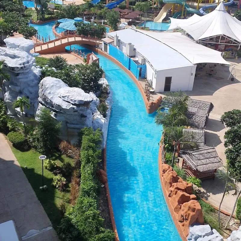 View of Splash Jungle Water Park in Phuket, PKT