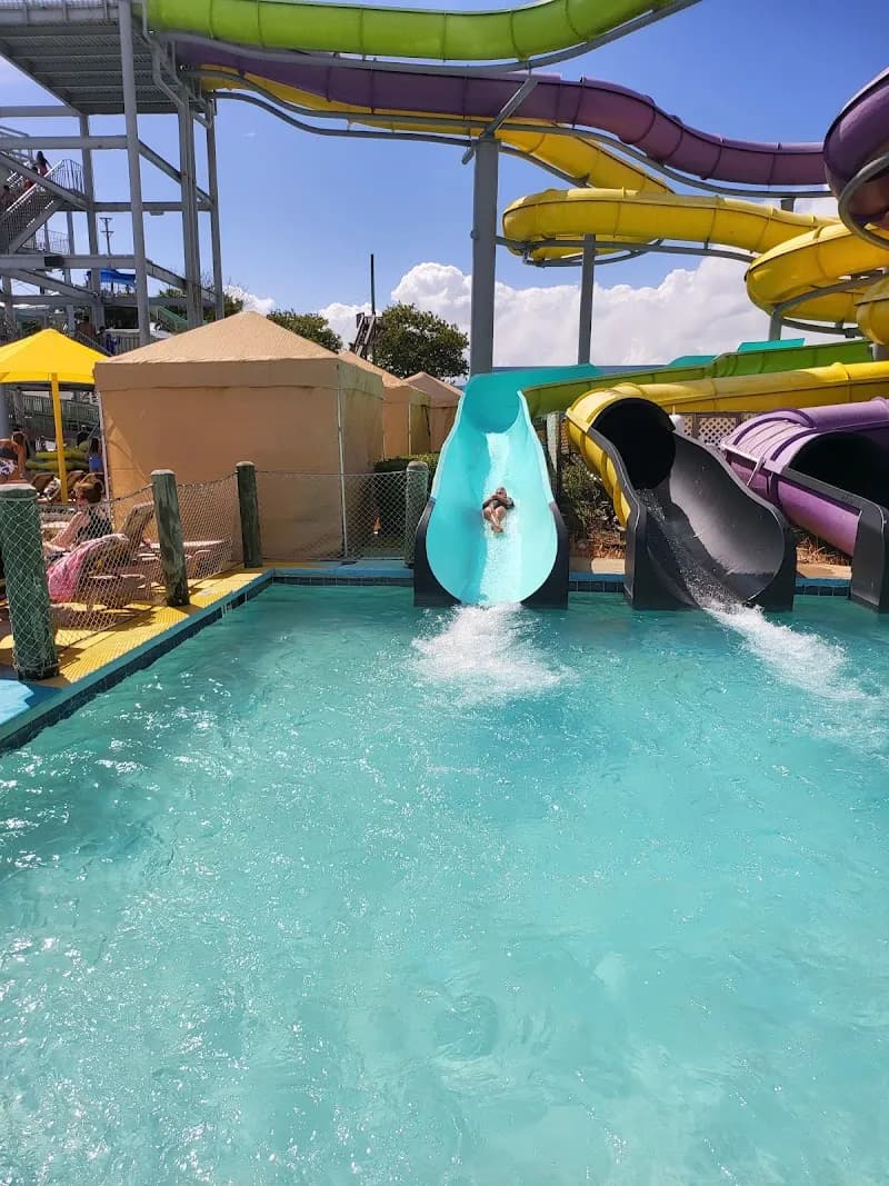View of Splash Mountain Water Park in Ocean City, MD