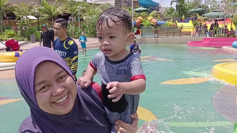 View of SplashMania WaterPark in Subang Jaya, SG