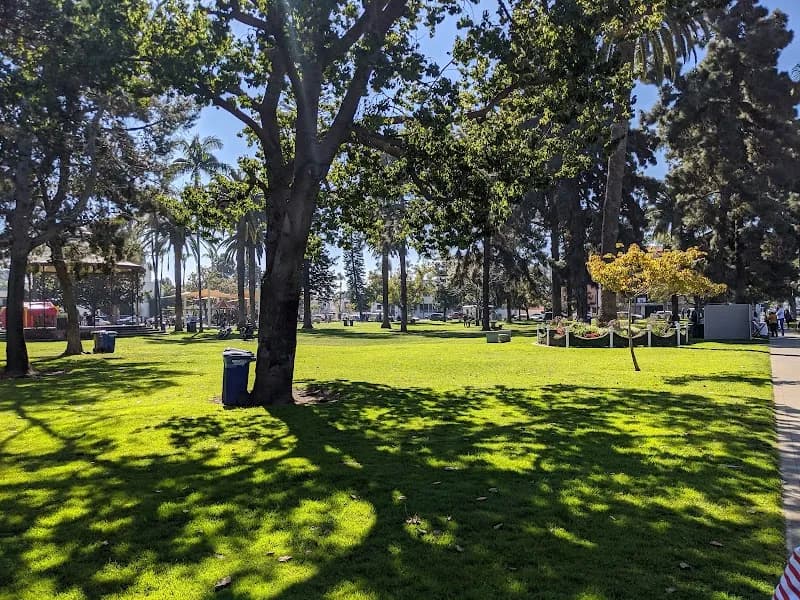 View of Spreckels Park in Coronado, CA