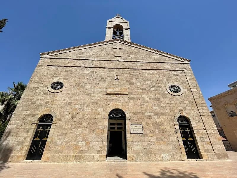 View of St George's Greek Orthodox Church in Madaba, Amman